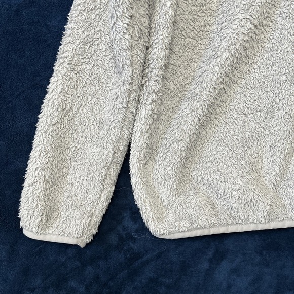 Patagonia Womens Fleece Pullover Sweater Size S Gray Deep Pile 1/4 Zip Outdoors - Picture 3 of 16